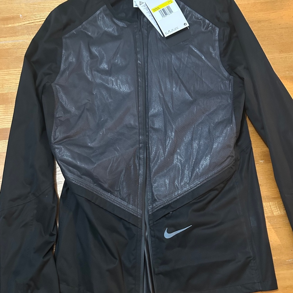 Nike Storm FIT ADV Down-Fill Run Division Red Packable Running Jacket
